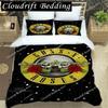 Guns N'roses Band Retro Bedding Sets Exquisite Bed Supplies Set Bed Comforter  Luxury Birthday Gift Duvet Cover Set
