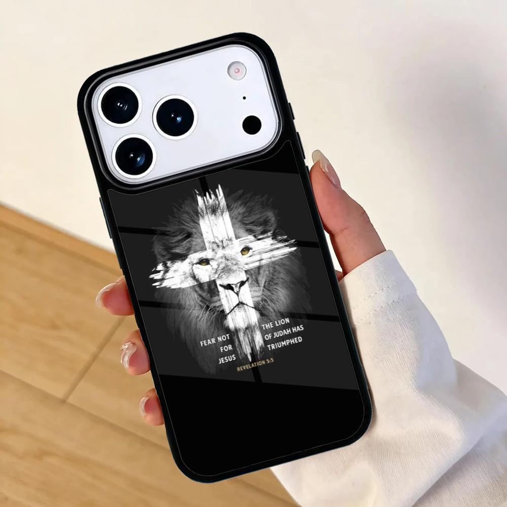 christian cross Mobile Phone Case for IPhone 17 AIR 16pro Max 15 14 13 12 11 Bumper Cover