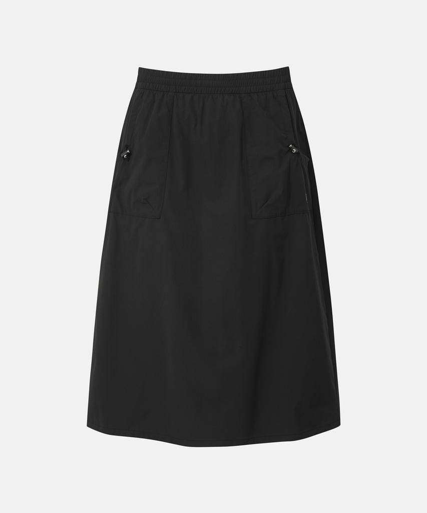 DESCENTE Women'S Cooling Woven Skirt Black Sr122Psk31