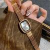 Square Medieval Watch Women's Simple Niche Light Luxury Gold Chain Quartz Watch Brand Retro Watch