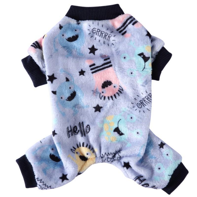 Haustier Hund Vierbeiner Kostüm Winter Weihnachtsoutfit Korallenfleece Hoodie Kleine Mittlere Große Hunde