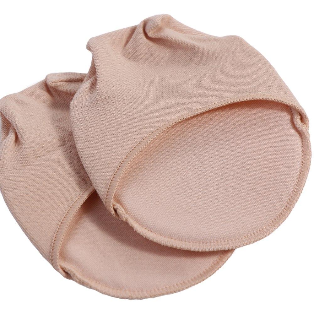 Elastic Half Feet Socks Soft Cotton Hosiery Sock Slippers Toe Socks Non-slip