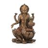 Goddess Lakshmi Idol Hindu Laxmi Goddess Statue Home Office Decor (Size 8cm X 5cm)