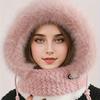 Winter New Lei Feng Hat Fleece Thickened Cold Mask Scarf Outdoor Integrated Cycling Windproof Cycling Warm