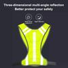 Motorcycle Safety Jacket Visible Reflective Vest Working Clothes Night Security Running Cycling Coat