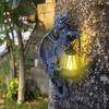 Fairy Garden Solar Light Solar-powered Dragon Statue Garden Ornament with Led Glow Weather-resistant Resin Fantasy Decor Outdoor