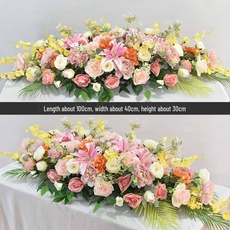Long Table Flower Arrangement for Events and Decor
