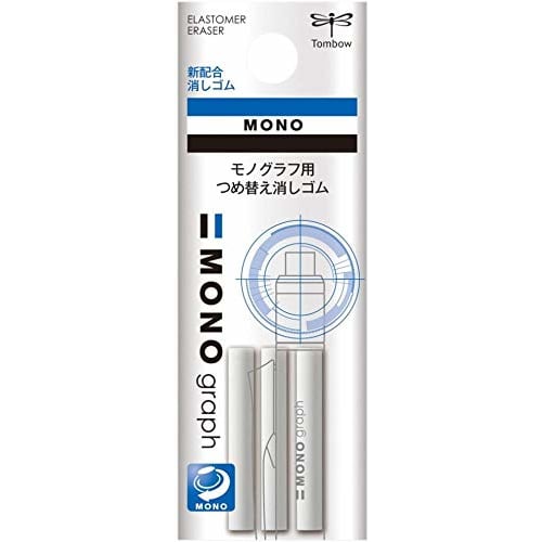 

Сменный ластик для карандаша Tombow Monograph, белый ER-MG [набор из 4 шт.]