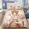 Cardcaptor Sakura Sakura Collection Bedding Set, 1 Duvet Cover & 2 Pillowcases, Home Bedroom Decor, Great Gift for Fans