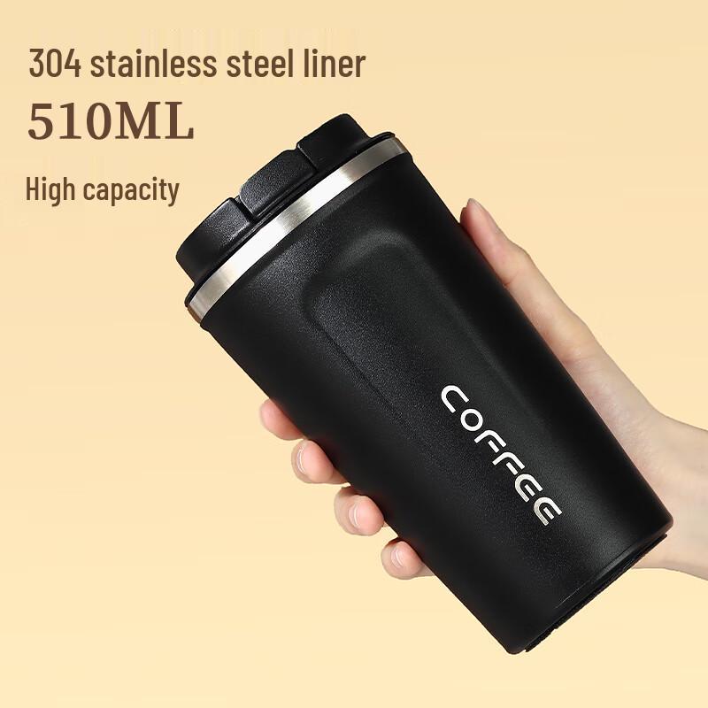 Baijie 304 Stainless Steel Insulated Coffee Travel Mug