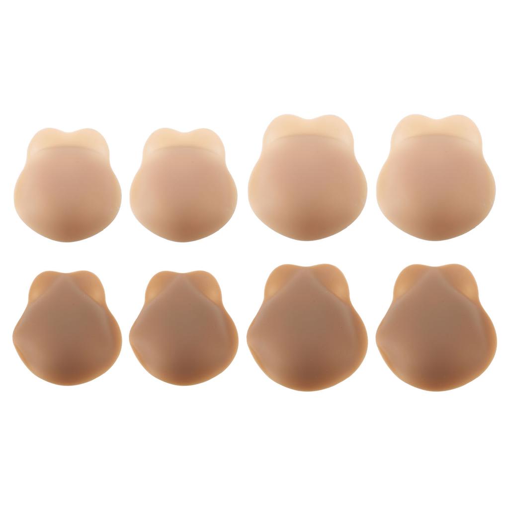 1 Pair Rabbit Ear Shape Silicone Nipple Cover Portable Adhesive Nipple Patch for Women