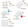 Detailed Rose Flower Silicone Mold For DIY Jewelry Accessories Chocolate Soap Craft Projects Kitchen Baking Mould