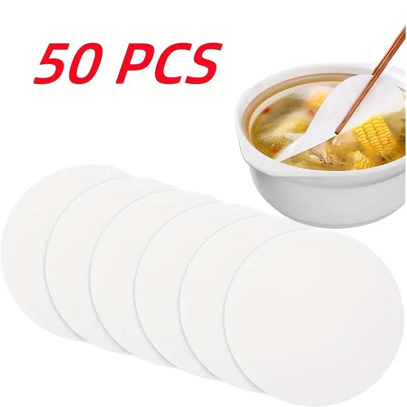 

50/100 kitchen oil-absorbing paper, edible soup, fried food, baking oil-free paper, light and thin material, can be cut as neede