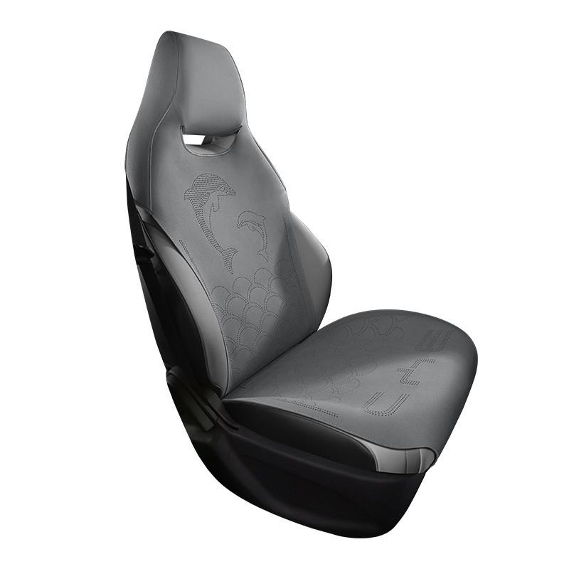 Custom Car Seat Covers For BYD Dolphin 2021 2022 2025 Byd Suede Leather Car Seat Protective Cover Auto Interior Accessories