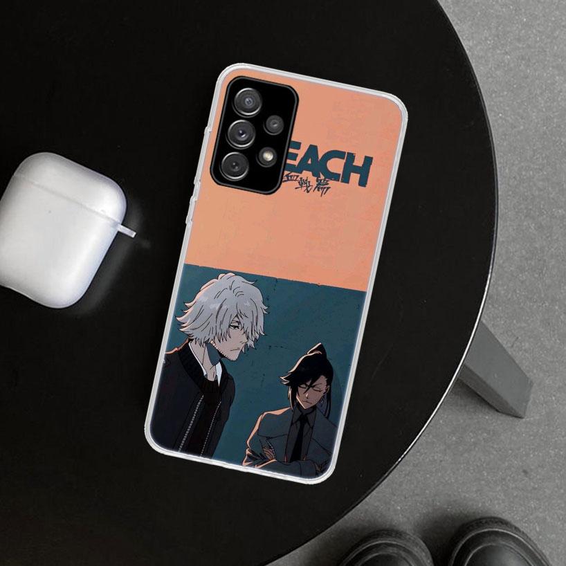 Bleach Kisuke Urahara Phone Case Cover for Samsung Galaxy A12 A22 A32 A52 A72 A02S A51 A50S A31 A20S A10S Note 20 Ultra 10 Plus