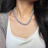 Blue Enchantress Blue Rose Shijia Blue Pearl Gypsy Simple Fashion Versatile Temperament Necklace Women