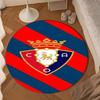 Red Blue Shield Atletico Round Mat Home Decor, Chair Rug For livingroom,Bedroom, Doormat Home Decor Birthday Gift Christmas Gifts