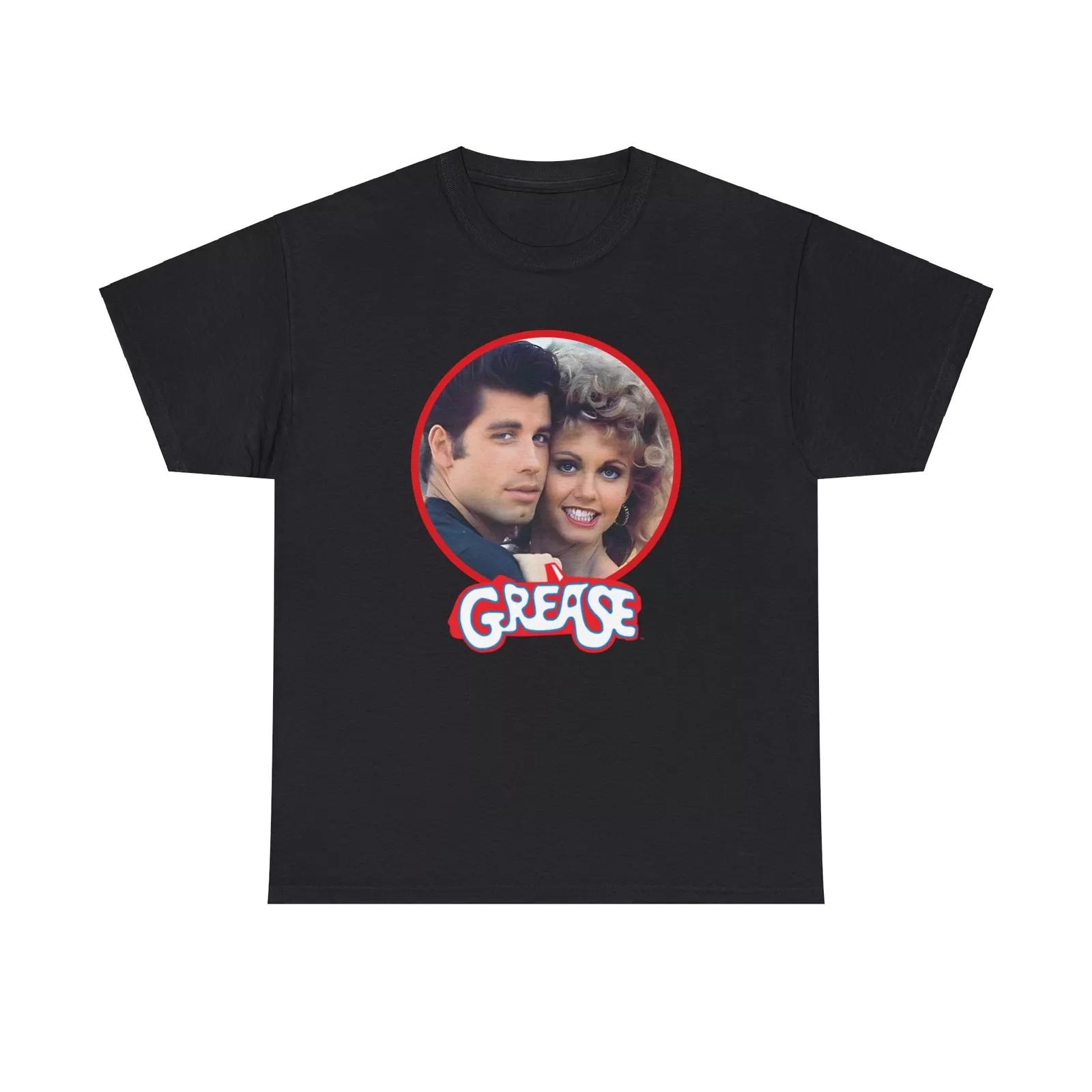 

Grease Heavy Cotton Tee, John Travolta, Olivia Newton-John L