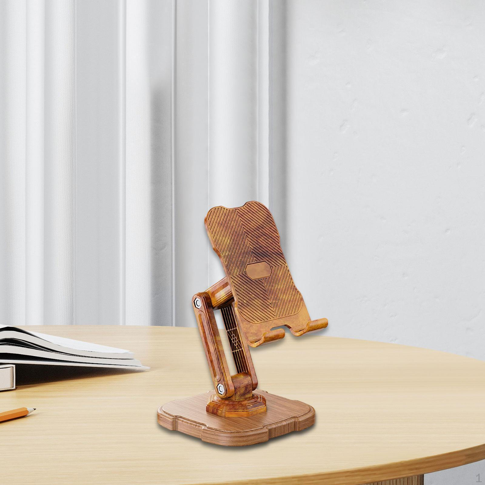 

Тримач для телефону з обертанням на градус Аксесуари Стабільний Практичний Простий у використанні Кронштейн Складний Wooden