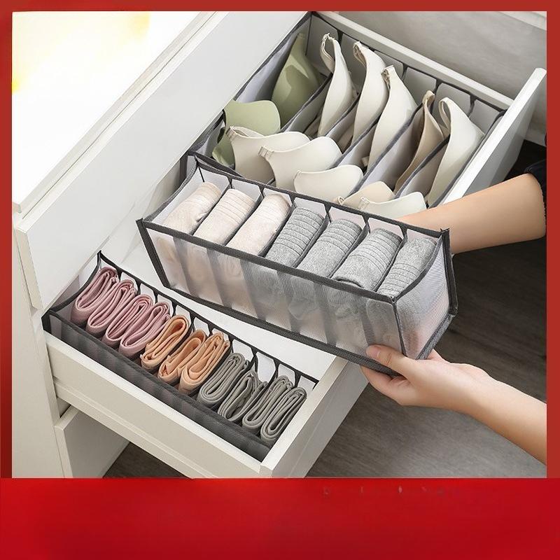Underwear Storage Box, Socks Artifact, Bra, Underwear Drawer-type Partition Grid, Household Women's Wardrobe Sorting Grid