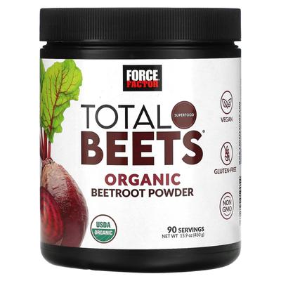 Total Beets, Organic Beetroot Powder, 15.9 Oz (450 G)