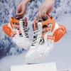 High-top Korean version shoes dad shoes trendy men's shoes men's trendy velvet sneakers running shoes new winter