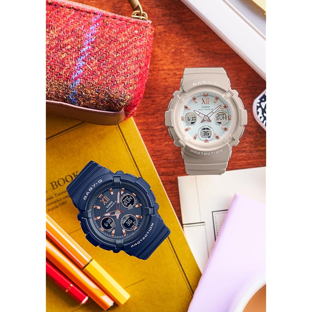 Casio Baby-G BGA-2800-2AJF Women's Solar Radio Watch Navy