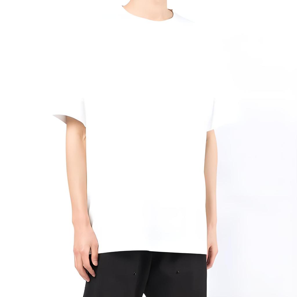 Y-3 SS22 Logo Print Crew Neck T-Shirt Men Tops White HG8796