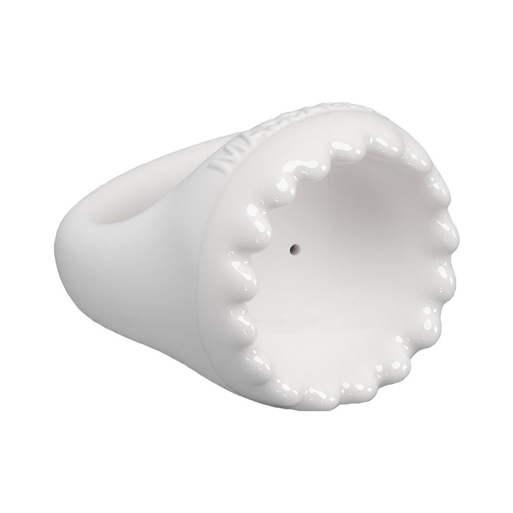 Ceramic Guasha Fascia Tool Body Gua Sha Scraping Massage Tool with Ergonomic Ring Handle for Neck Shoulder Arm Leg Foot