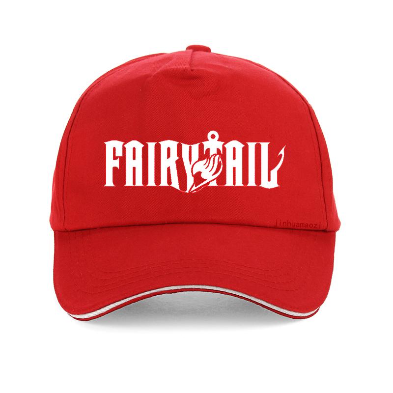 Anime Fairy Tail Men Baseball Cap Summer Fashion Cartoons Men Women Cosplay Snapback Hat Fairy Tail Print Dad Hats Gorras