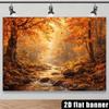 Autumn natural scenery backdrop fabric - highly suitable for multi-functional wall decorations in indoor photography studios