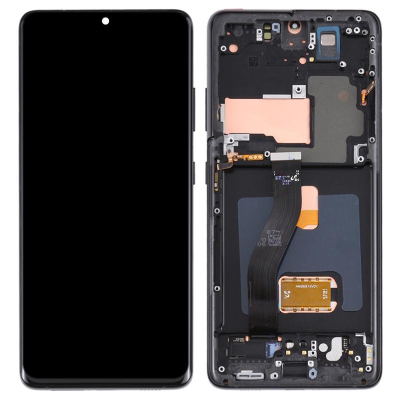 

For Samsung Galaxy S21 Ultra 5G G998 Grade C OLED Screen and Digitizer Assembly+Frame (without Logo) Black