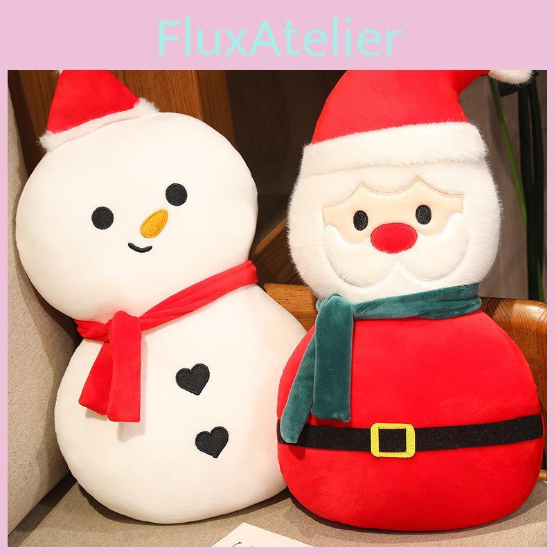 Adorable Santa Plush Claus Doll Snowman Stuffed Room Toys Kids Gift Christmas