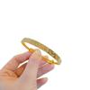 Golden Adjustable Sparkling Bangle Women's Jewelry