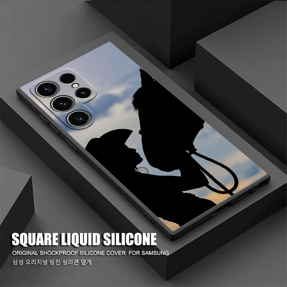 Horse Girl Animal Phone Case For Samsung Galaxy S24 Ultra Cases S23 S21 S20 FE S22 9 Plus Note 20 Ultra 10 Silicone Cover Horses