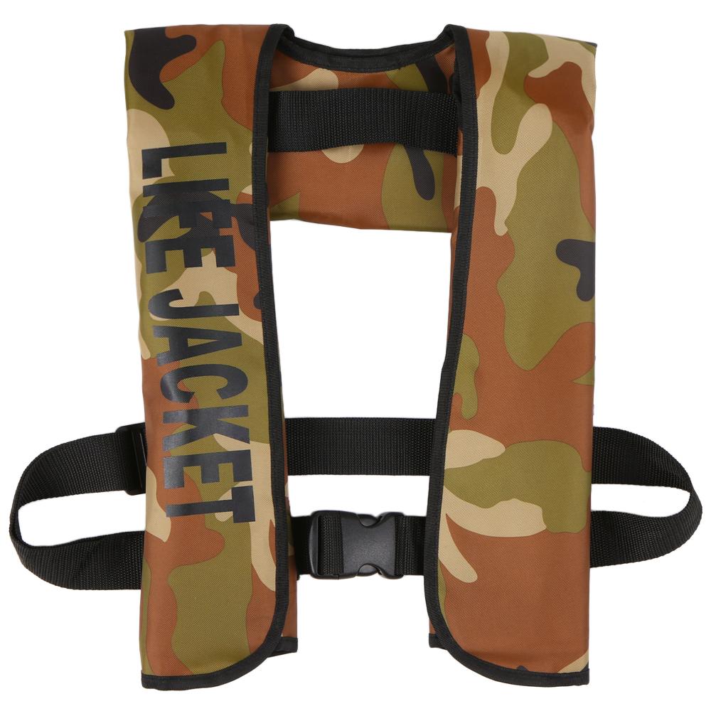 Inflatable Life Jacket Adult Life Vest Water Sports Swimming Fishing Survival Jacket