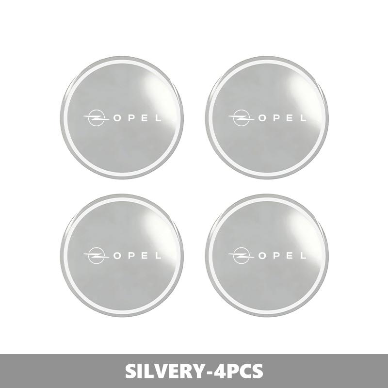 4Pcs Car Styling Wheel Center Caps Badge Tire Hub Sticker Decor For Opel Insignia Astra G J F K Vectra C H Corsa C B D Omega