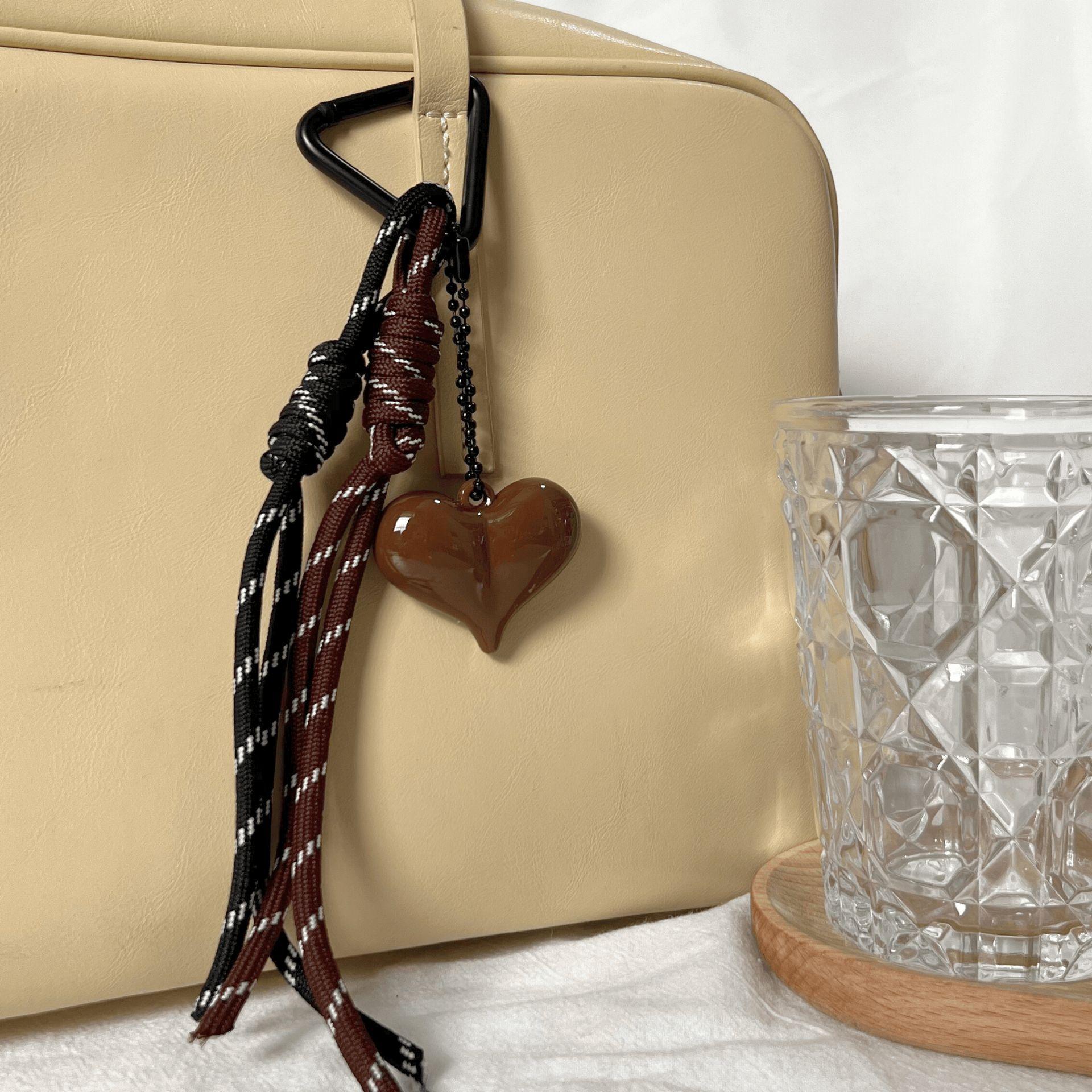 Yogodlns Красное Сердце Мини-Рюкзак Подвеска Сумка Подвески Сумок Аксессуары one size