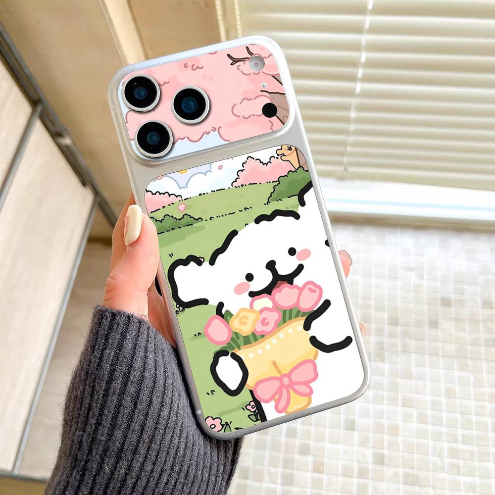 

Maltese Cute Line Puppy Dog For Apple IPhone 17 Pro Max /17 Pro Body Back Cover Decal Skin Colorful Rear Protective iPhone 17 Pro