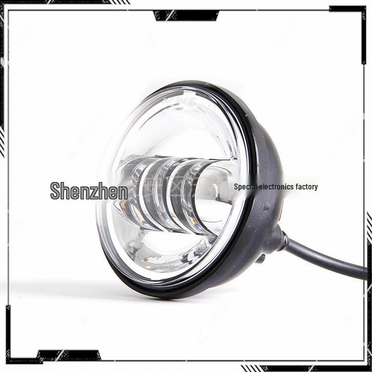 Harley Motorcycle 4.5" LED Fog Light 30W - Auxiliary, Turn Signal, Side & Daytime Running Light