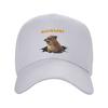 Rock Hyrax Lover Awawa Funny Groundhog Dassi Baseball Cap  UnisexTeens Custom Hats Summer Fitted Sport Sun Visor Snapback Cap