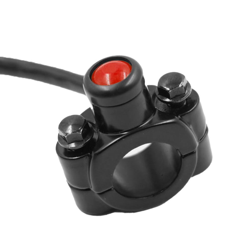 

22mm 7/8 Motorcycle Switch Handlebar Mount Horn Headlight Strobe Momentary Switch Button Interruptor Moto Accessories красный