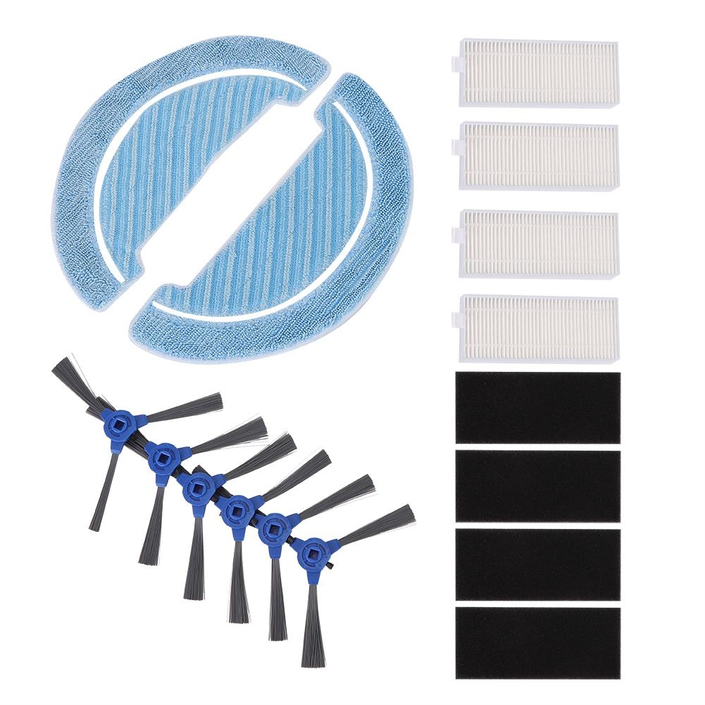 Κιτ Ανταλλακτικών Πλαϊνής Βούρτσας Πανί Σφουγγαρίσματος Φίλτρου Κατάλληλο για Αξεσουάρ Ρομπότ Σάρωσης Conga