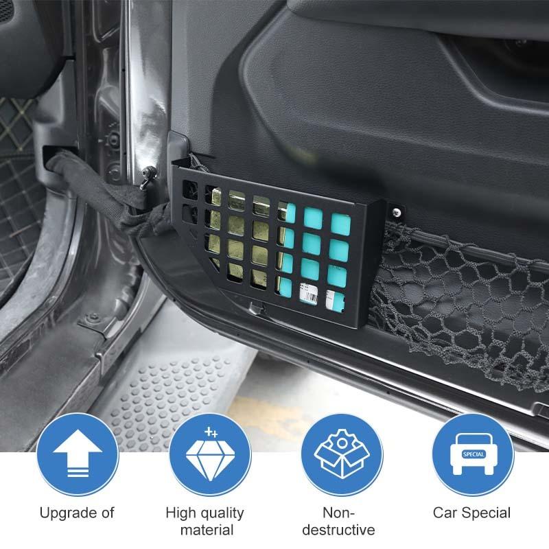 Vordertür-Taschen-Aufbewahrungsbox Für Jeep Wrangler JL Für JT Gladiator 2018-2023 Organizer Behälter Stauraum Aufräum-Zubehör