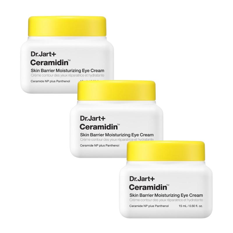 Dr.Jart+ Ceramidin Skin Barrier Moisturizing Eye Cream 15ml – Ceramide NP, Panthenol, Deep Moisture Care for Dry & Sensitive Eye Area