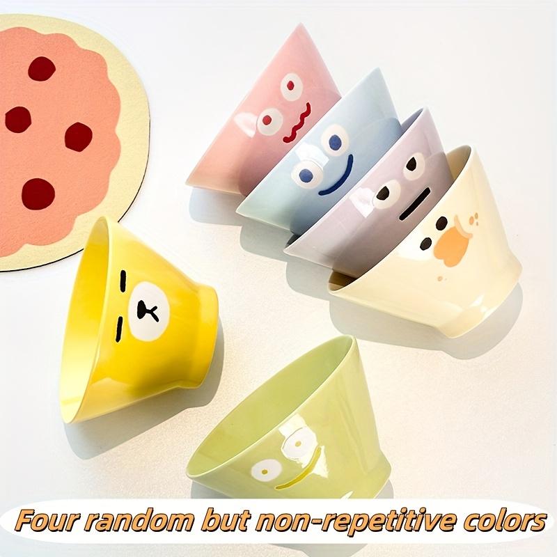 

Набор 4/6 шт., Милая керамическая пиала в форме бамбуковой шляпы, Конфетного цвета, 5 дюймов, Пиала для риса, Пиала для супа, Пиала для фруктов, Пиала для лапши, Салатник 4 bowls - random colors