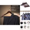Thickened Wooden Hangers With Wide Shoulder For Garment Shops And Home Wardrobes