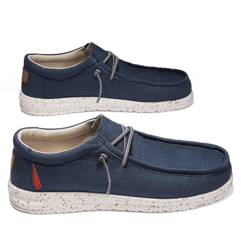 Fashion Men Casual Summer Driving Shoes Male Comfortable Outdoor Walking Shoes Classic Sneakers Men's Shoes Canvas Breathable Loafers