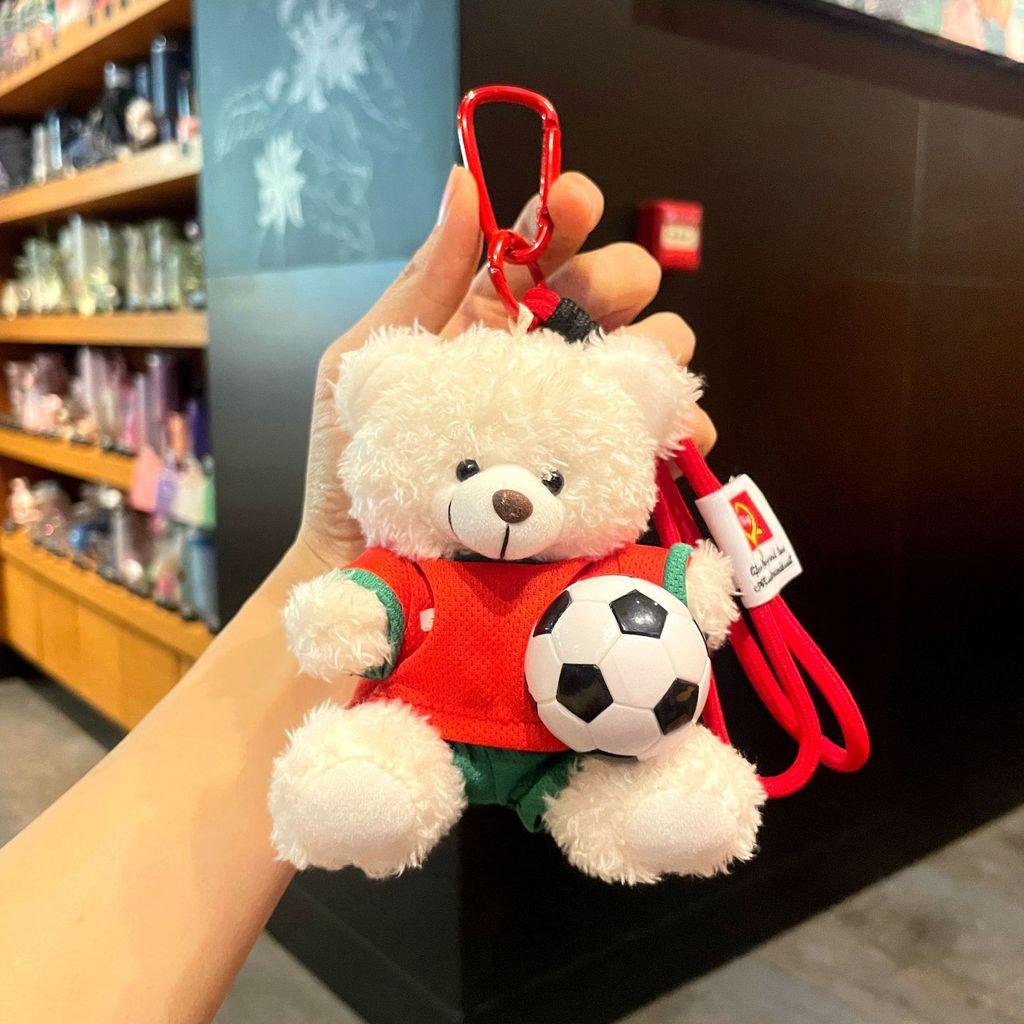 Global Football Cup Plush Keychain With Soccer Ball Charm For Fans And Collectors CR7 A