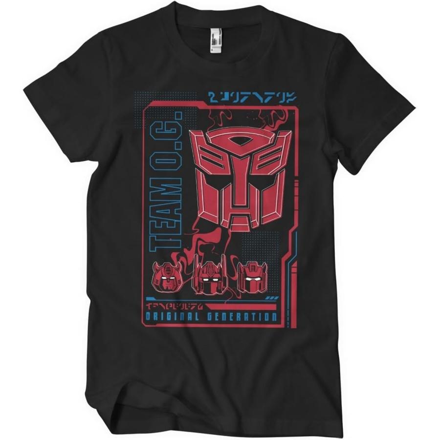 

Transformers Officially Licensed Autobots Original Generation Mens T-Shirt (Black), Large XXXXXL різнокольоровий